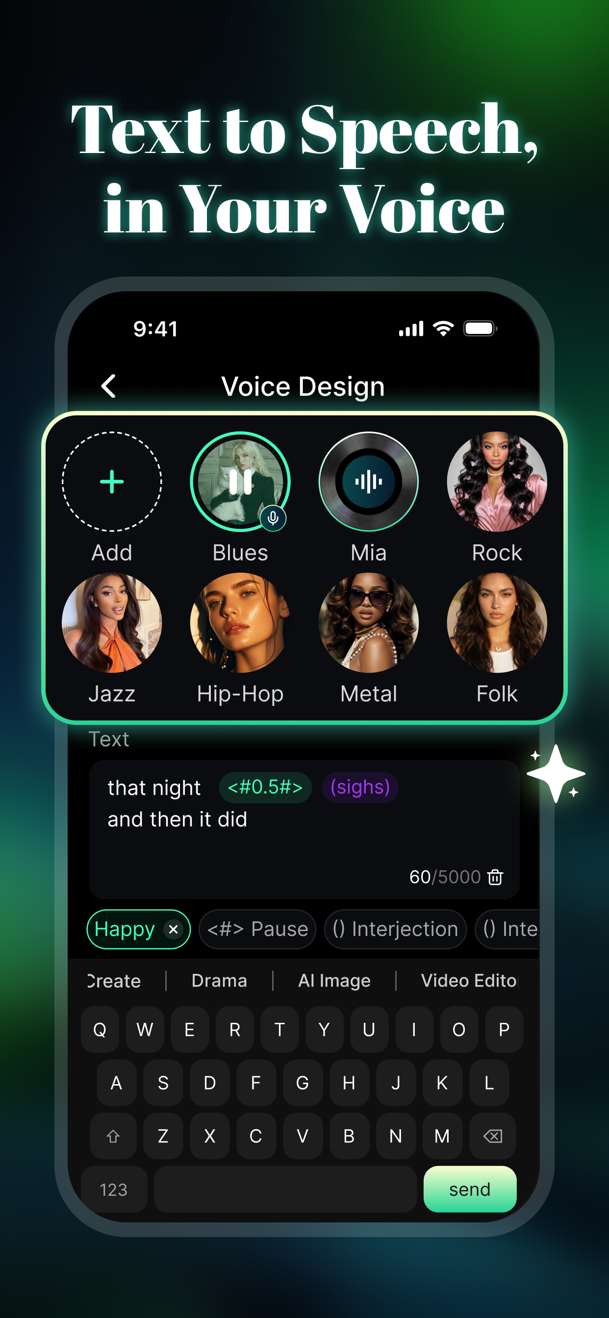 Text to speech in your voice